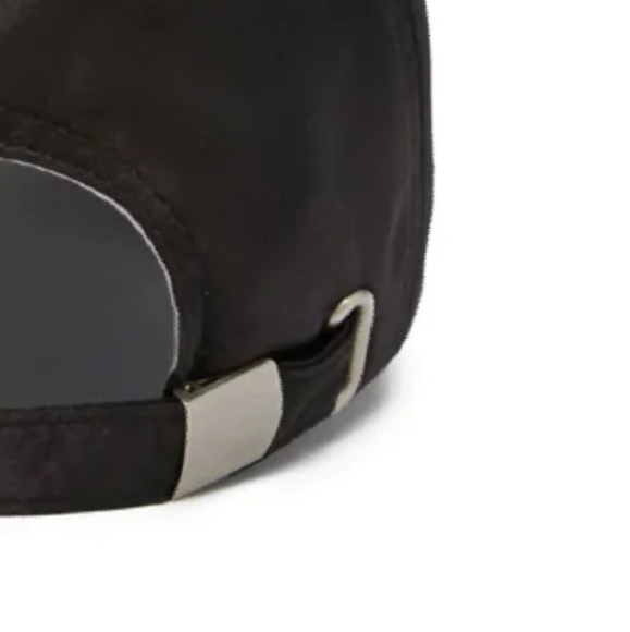 FOREVER 21 Black Satin Embroidered Strapback Hat… - Picture 5 of 6